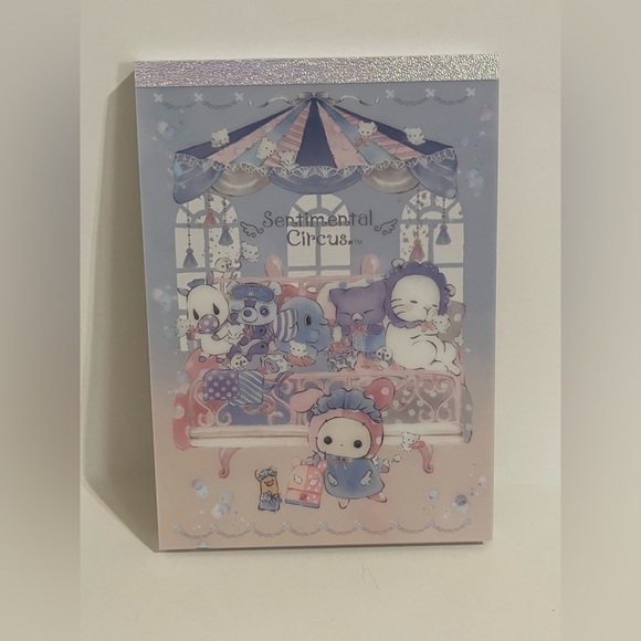 Sentimental Circus Memo Pad-Remake at the Window of Sky Colored Daydreams - Picture 1 of 6
